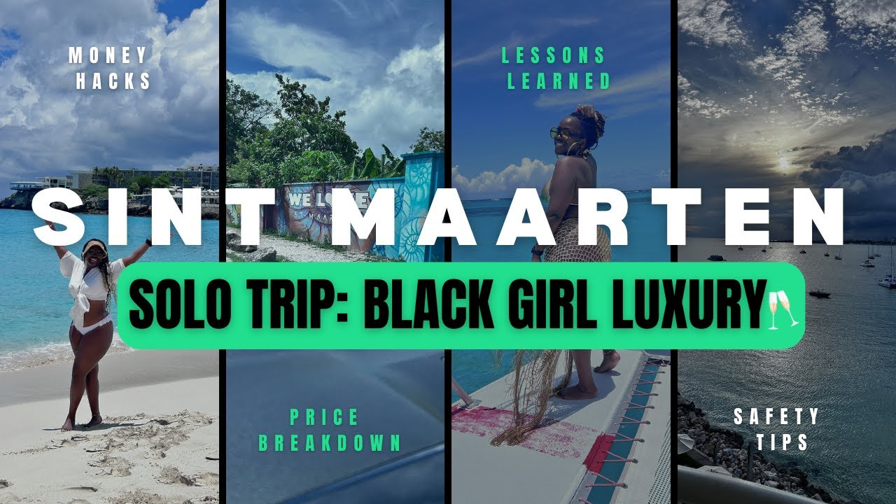 St Maarten Travel Vlog 🇸🇽 | Solo Trip | Black Girl Luxury Edition