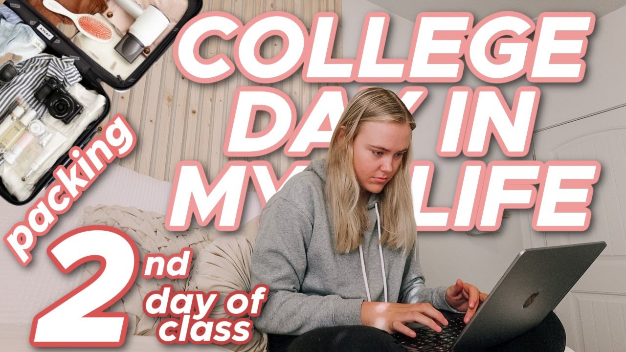 college day in my life: second day of class + pack with me for montana