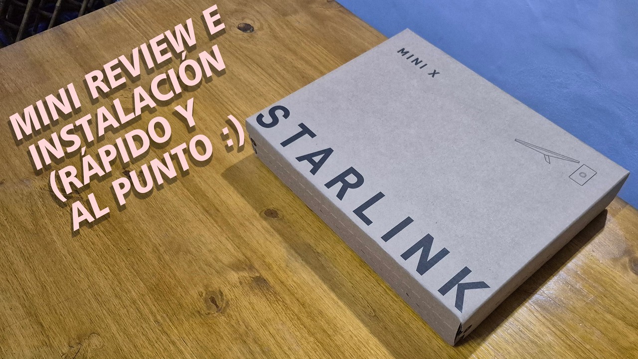 STARLINK MINI X - MINI REVIEW E INSTALACIÓN (RÁPIDO Y AL PUNTO :)