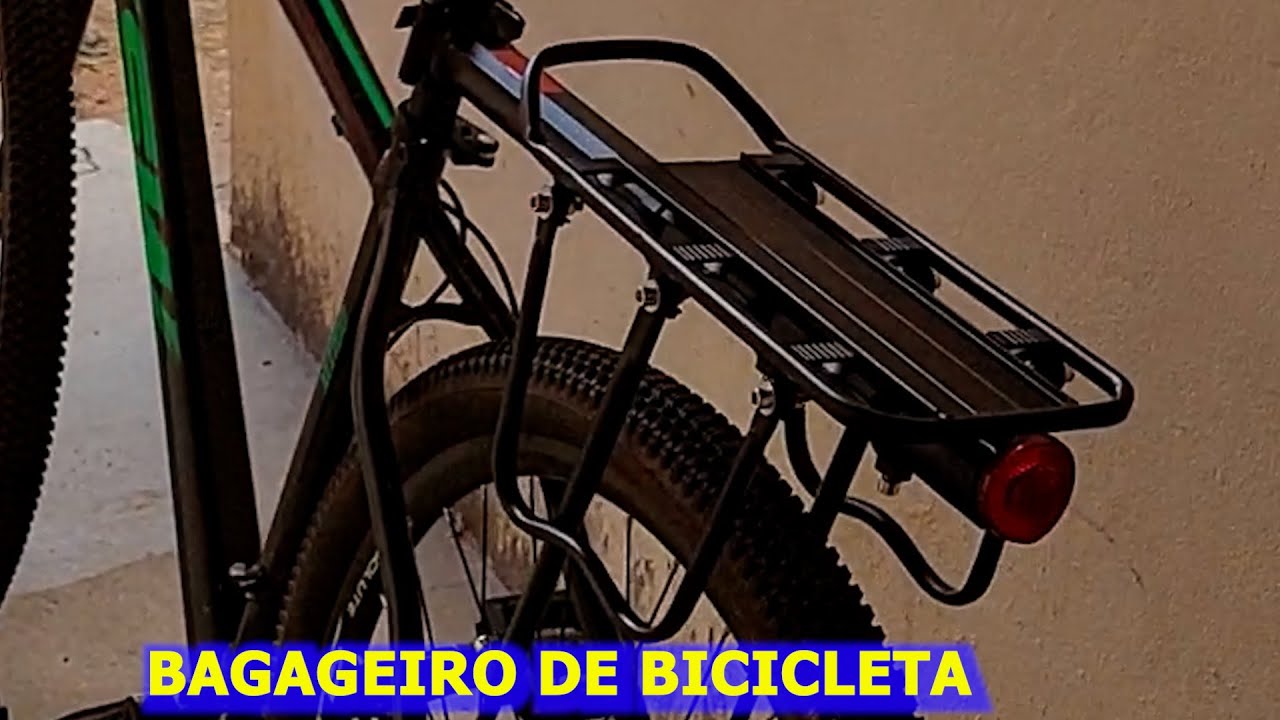 PASSO A PASSO COMO MONTAR BAGAGEIRO (GARUPA) PARA BICICLETA ARO 29 COM FREIO A DISCO