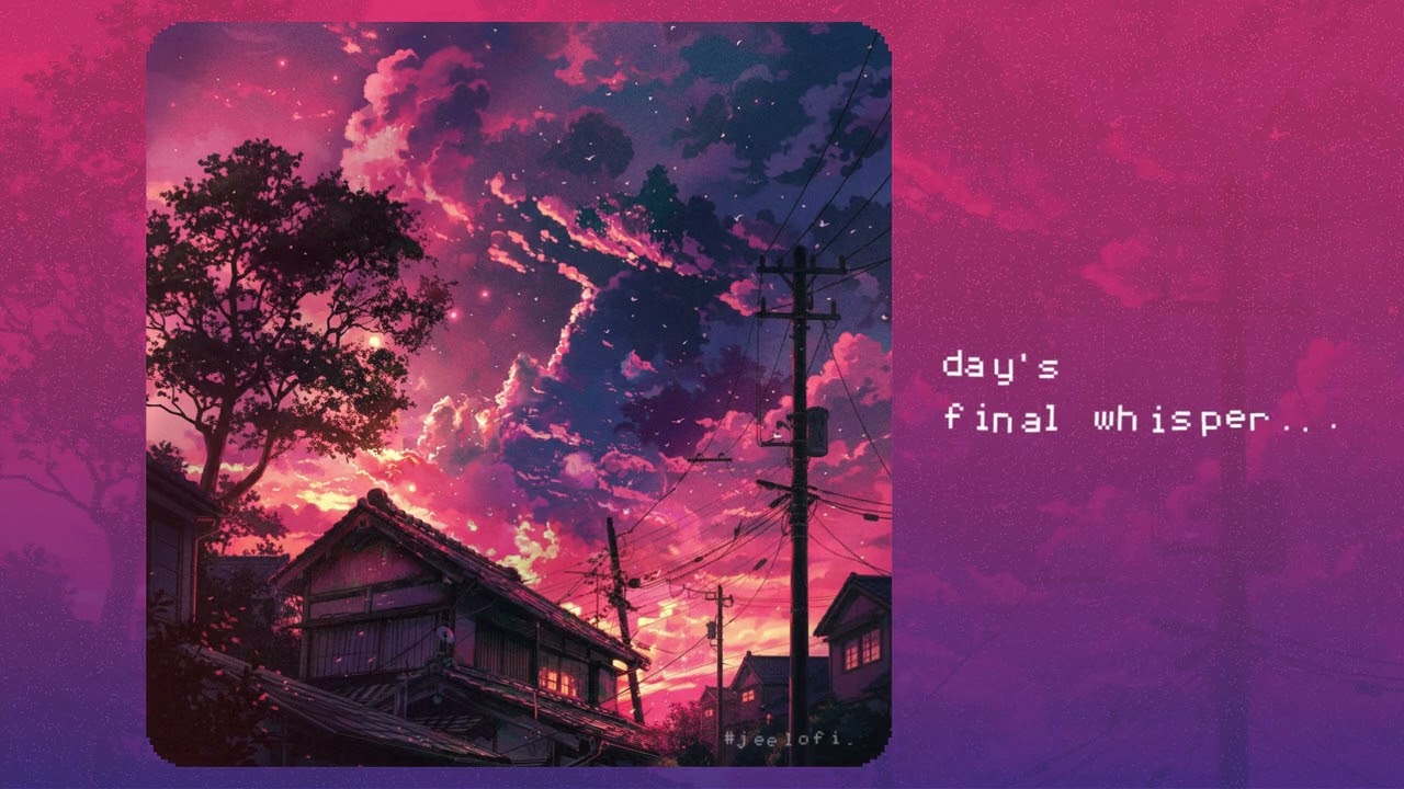 day’s final whisper | lofi hip hop - peaceful countryside sunset 🌾🌇