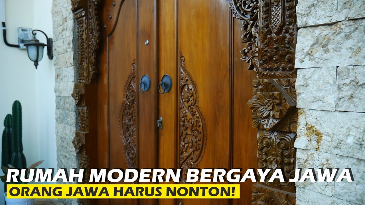 UNIK BANGET! RUMAH MINIMALIS BERGAYA JAWA