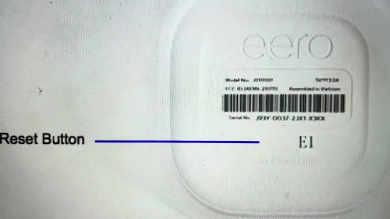 Как сделать полный сброс настроек роутера eero 6 Pro