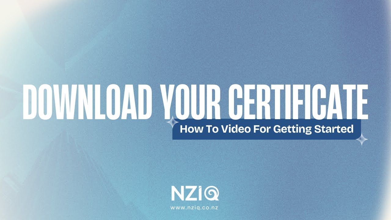 How to Get Your Certificate | Download & Order from Certiport (NZIQ Guide)