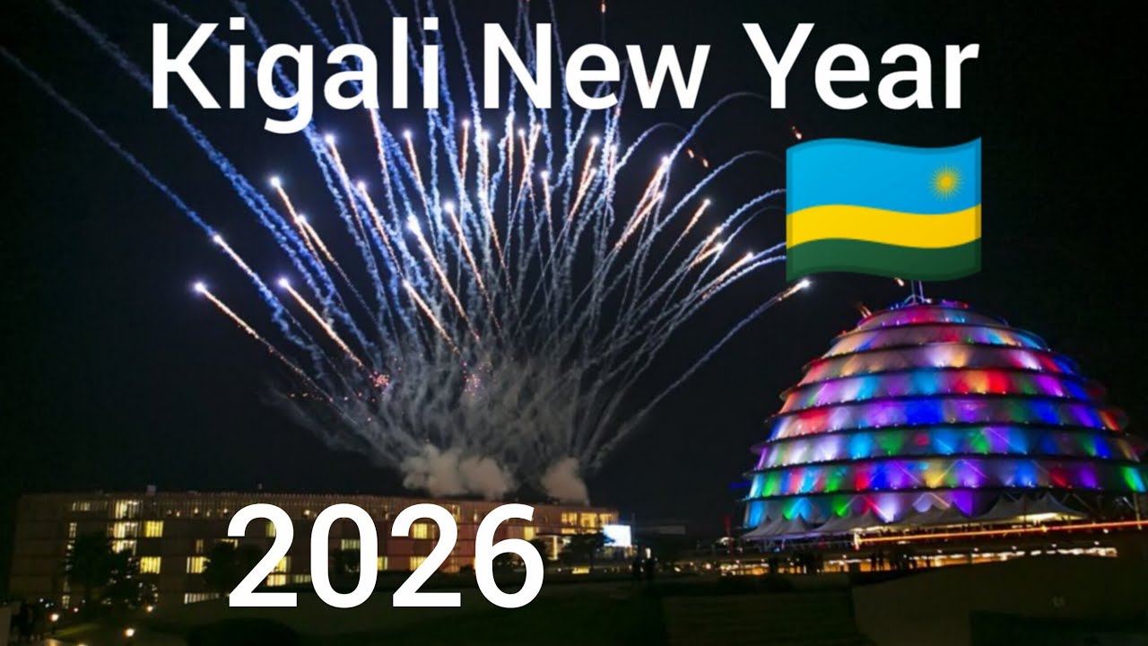Happy New Year 2026!!! //RWANDA 🇷🇼 kigali City walking tour in Night Lights city 
