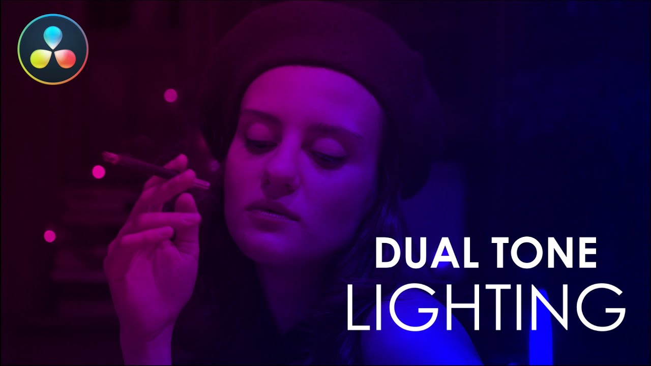 Dual Tone Lighting Effect - DaVinci Resolve Tutorial - No Plugins
