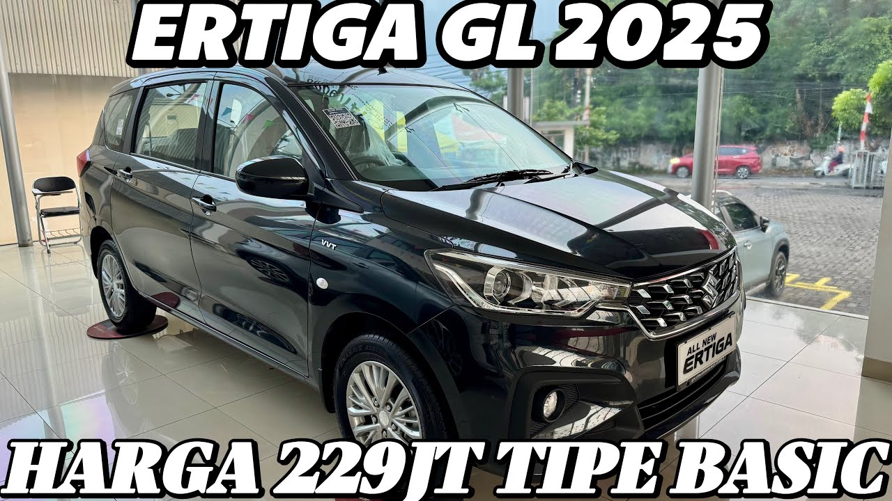 Suzuki All New Ertiga GL AT Terbaru Warna Hitam 2025, Review Indonesia