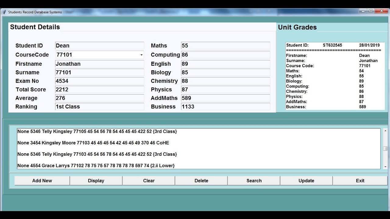 How to Create Student Records Database Systems using SQLite in Python - Part 4 of 4