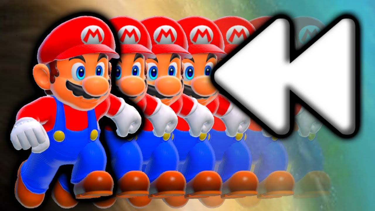 What happens when Mario runs at NEGATIVE SPEED in Super Mario 3D World?