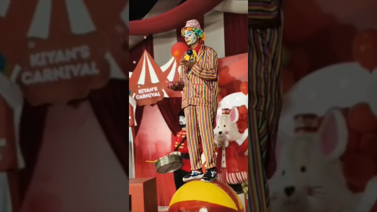 Carnival artists #carnival #juggling #stiltwalker #lilliput #birthdayparty #viralshorts #jokershorts