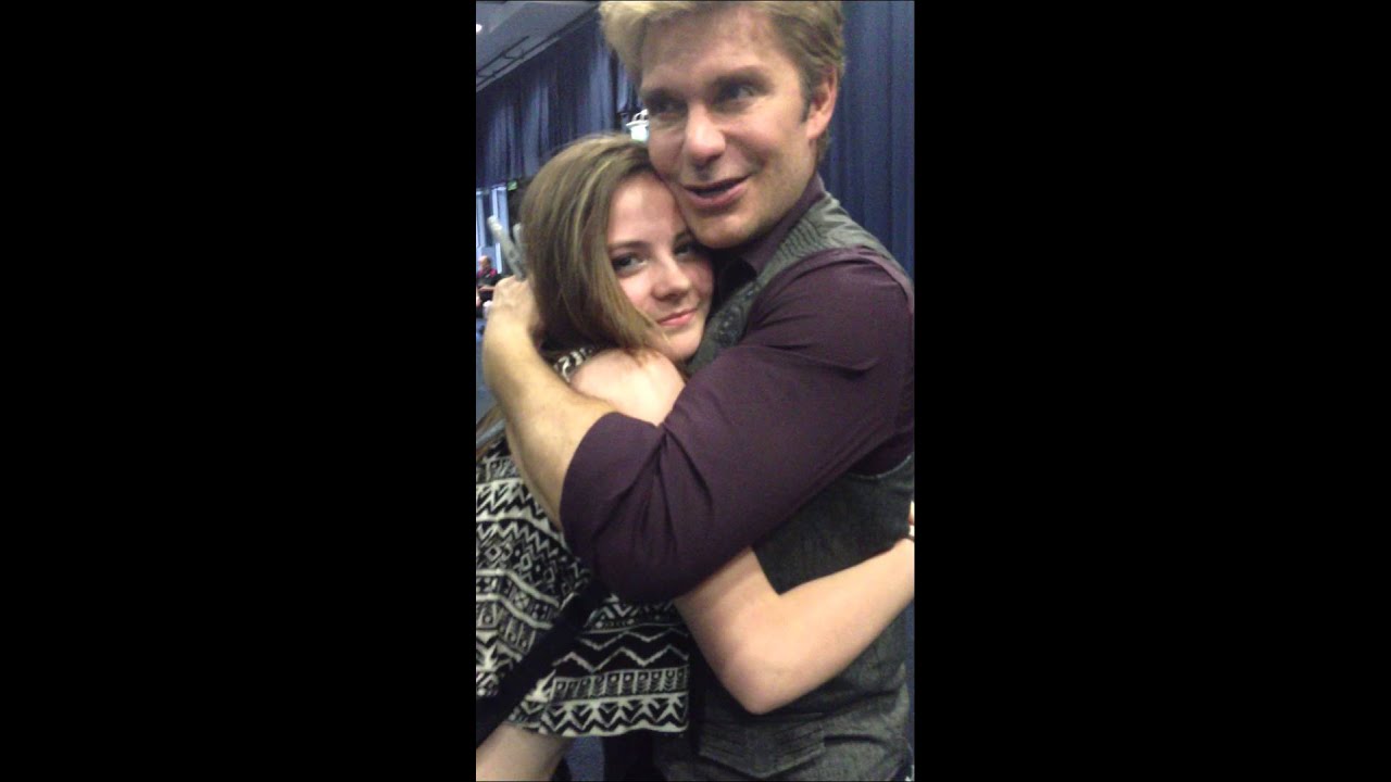 Me meeting Vic Mignogna for the first time