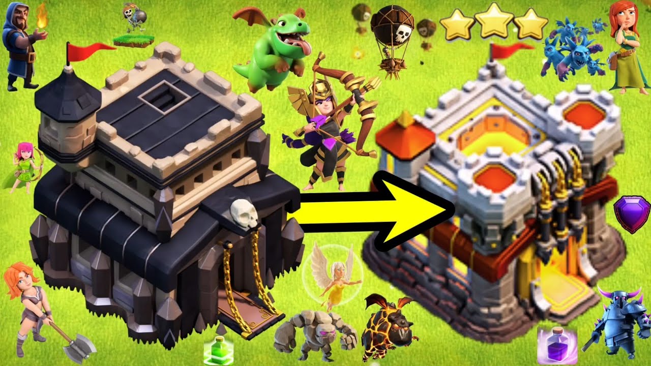 Most Powerful Th9🆚Th11 3*Attack Strategy 2024|Best Th9🏆Pushing Attack Strategy#th9 #th1#clashofclans