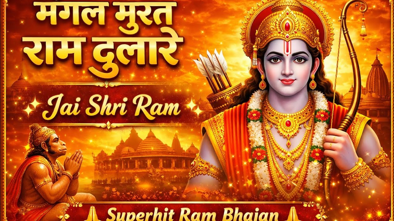 मंगल मूरत राम दुलारे | सुंदर भजन | Jai Shri Ram Bhajan | Ram Bhakti Geet | Ram Bhajan 2026 #bhajan 🙏