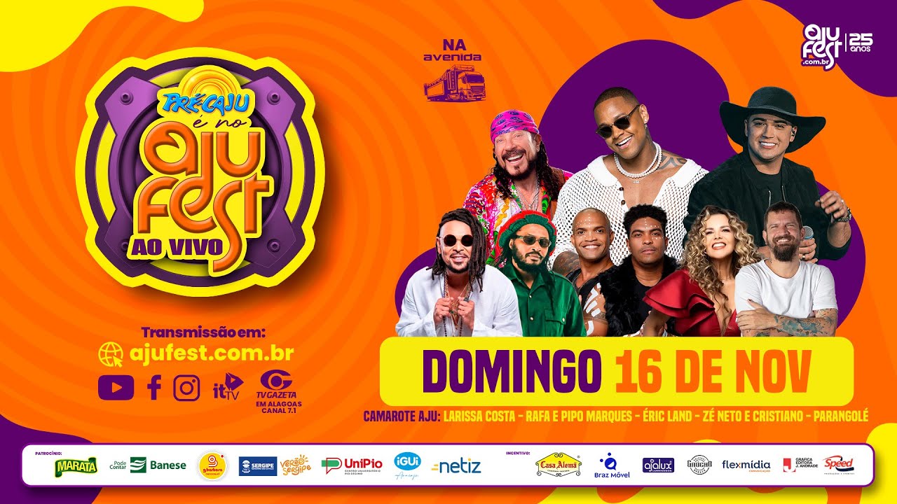 Precaju 2025 AO VIVO 16/11 &mdash; Saulo, Bell Marques, L&eacute;o Santana, Timbalada, L&eacute;o Santana, Natanzinho