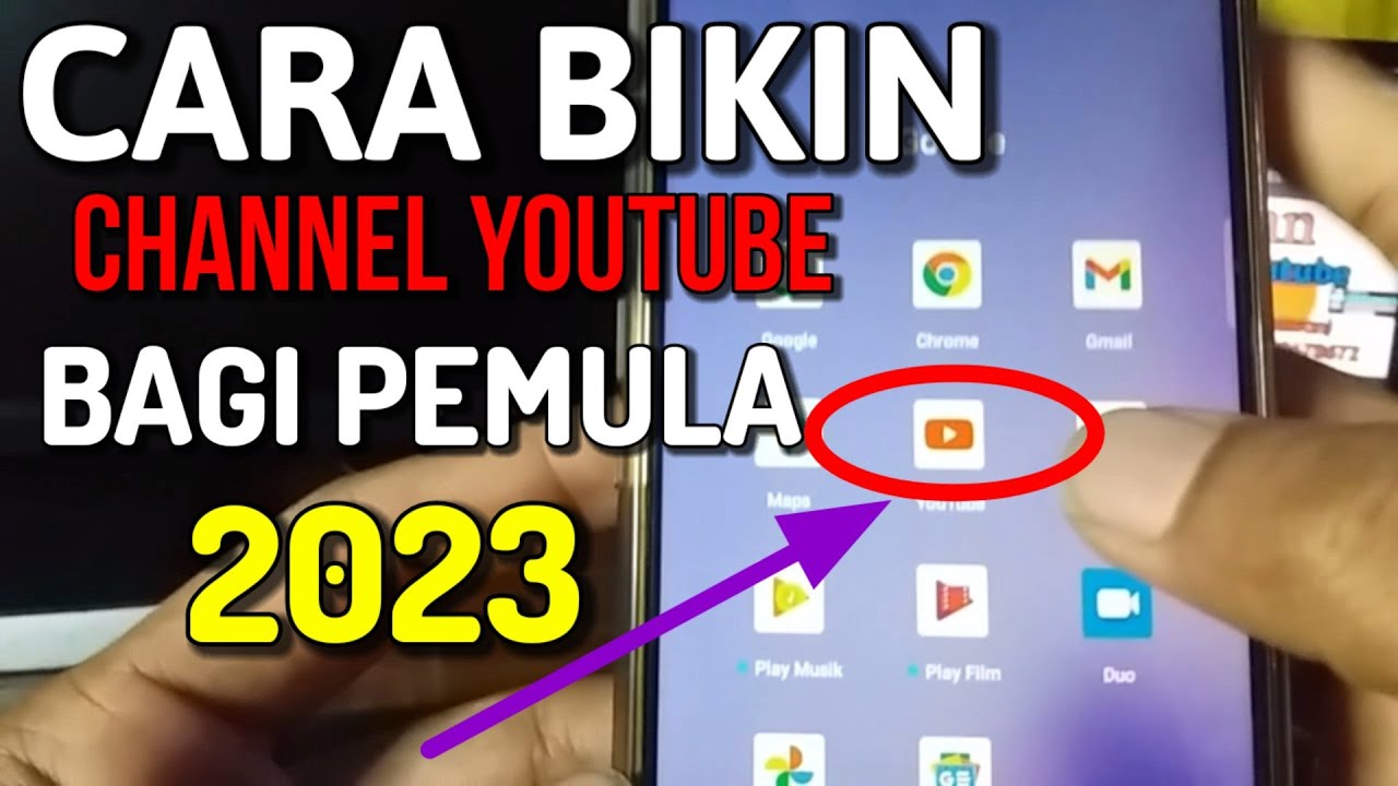 CARA BIKIN CHANNEL YOUTUBE 2023 DI ANDROID