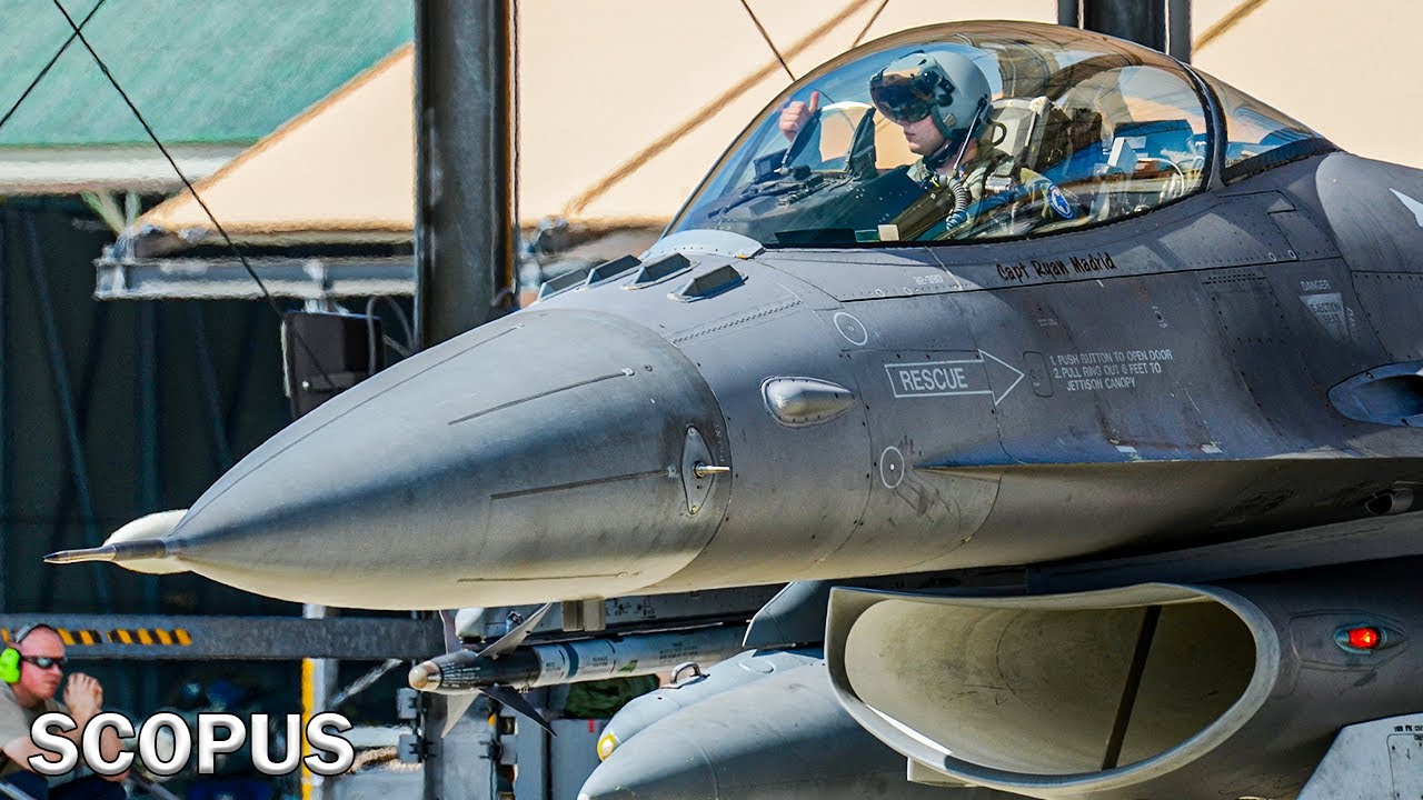 Korea Shocked: US Air Force F-16 Fighter Jets deployed to Korea