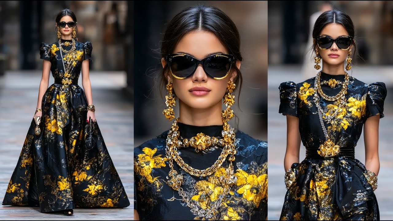 Dolce & Gabbana осень/зима 2026/2027 | Неделя моды в Милане | Элегантный итальянский гламур для ж...