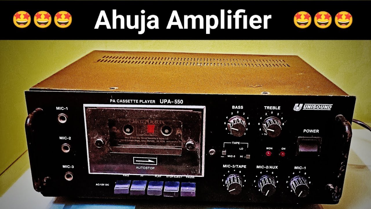 Ahuja Amplifier/ Sub 4 more