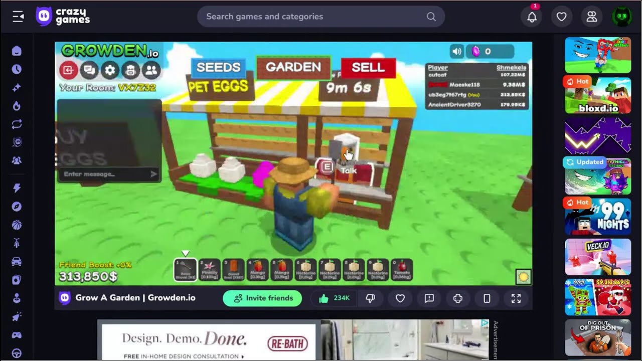 grow a garden in crazy games