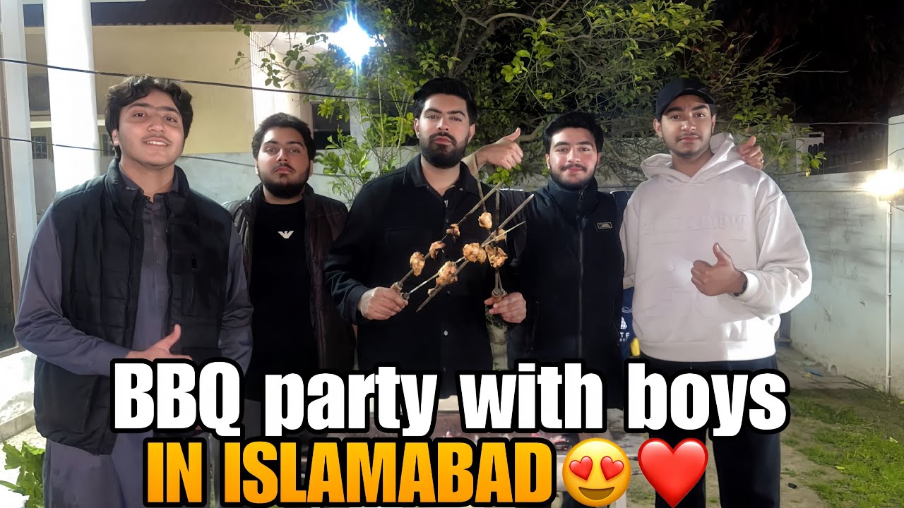 BBQ Party With Boys In Islamabad 😍✌🏻| Behen ko shout out de diya🤍| Enjoyable day❤️😄