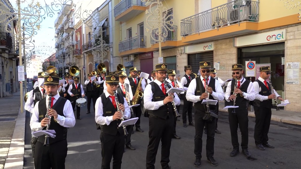 Banda di Triggiano - Marcia Amici delle Feste - Festa della Madonna del Rosario - 6/10/24 Carbonara