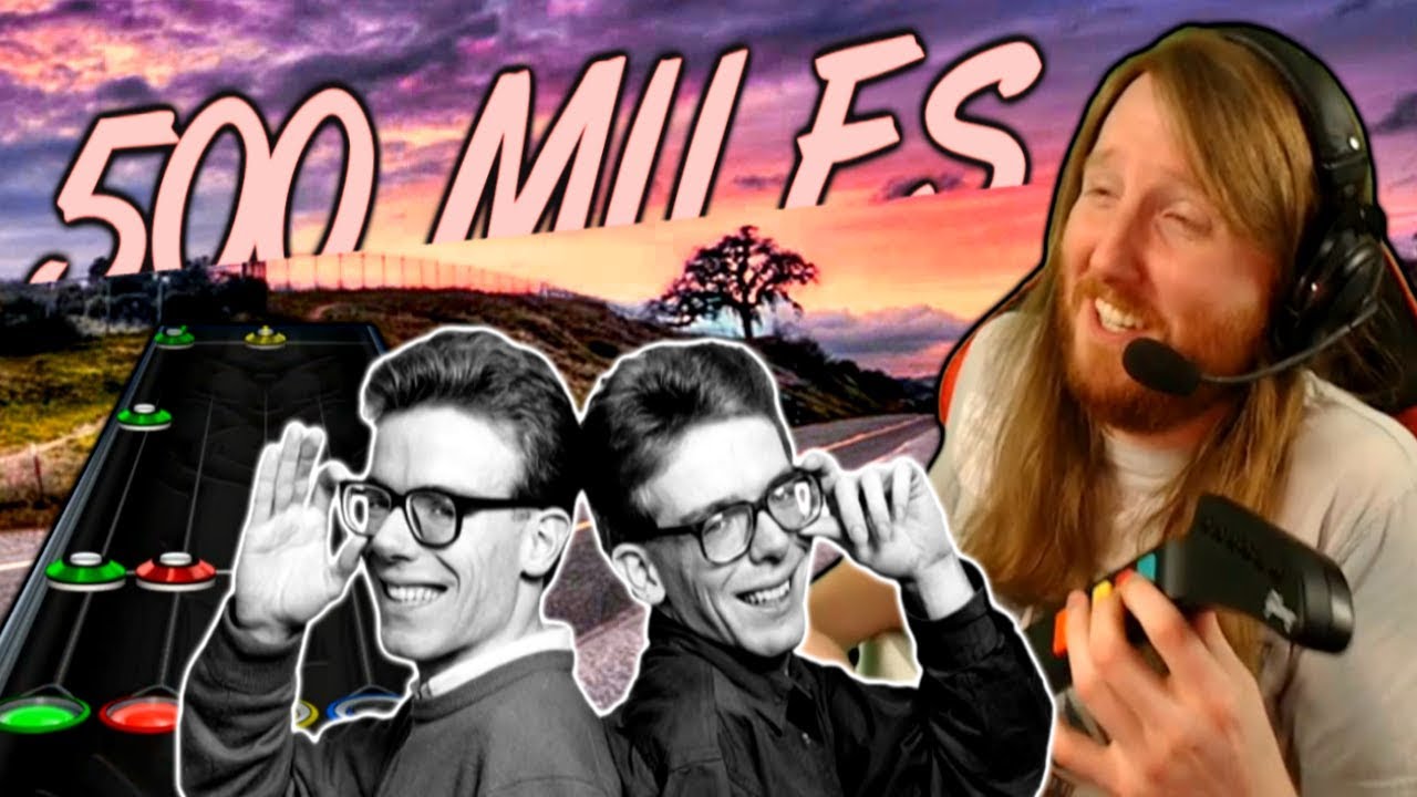 500 Miles but every other beat is missing