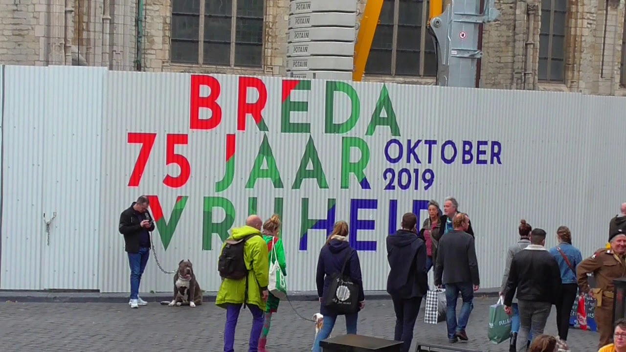 Wypad do Breda(Holandia). 75 rocznica wyzwolenia Bredy! Mural Wojciecha Kołacza! Życie w Holandii.