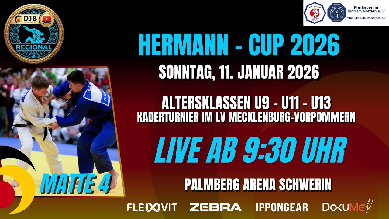 Matte 4 - Hermann Cup 2026 - U9 / U11 / U13 - 11.01.2025- Schwerin