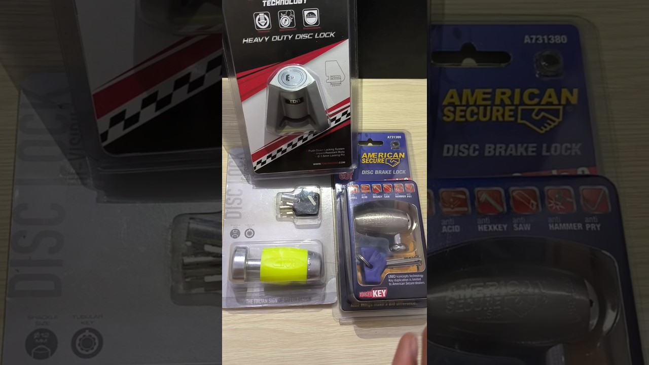Gembok Cakram TDR, Givi dan American Secure