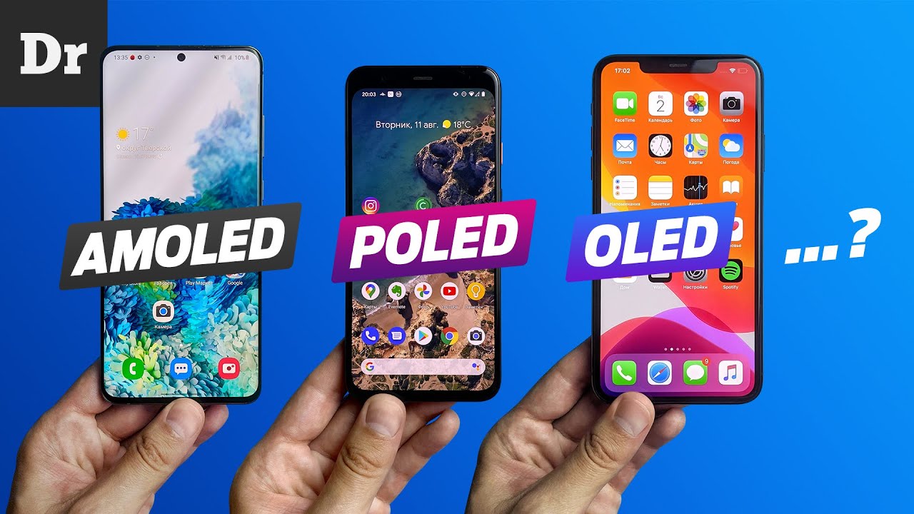 ОБЪЯСНЯЕМ: OLED, AMOLED, POLED - В ЧЕМ РАЗНИЦА?