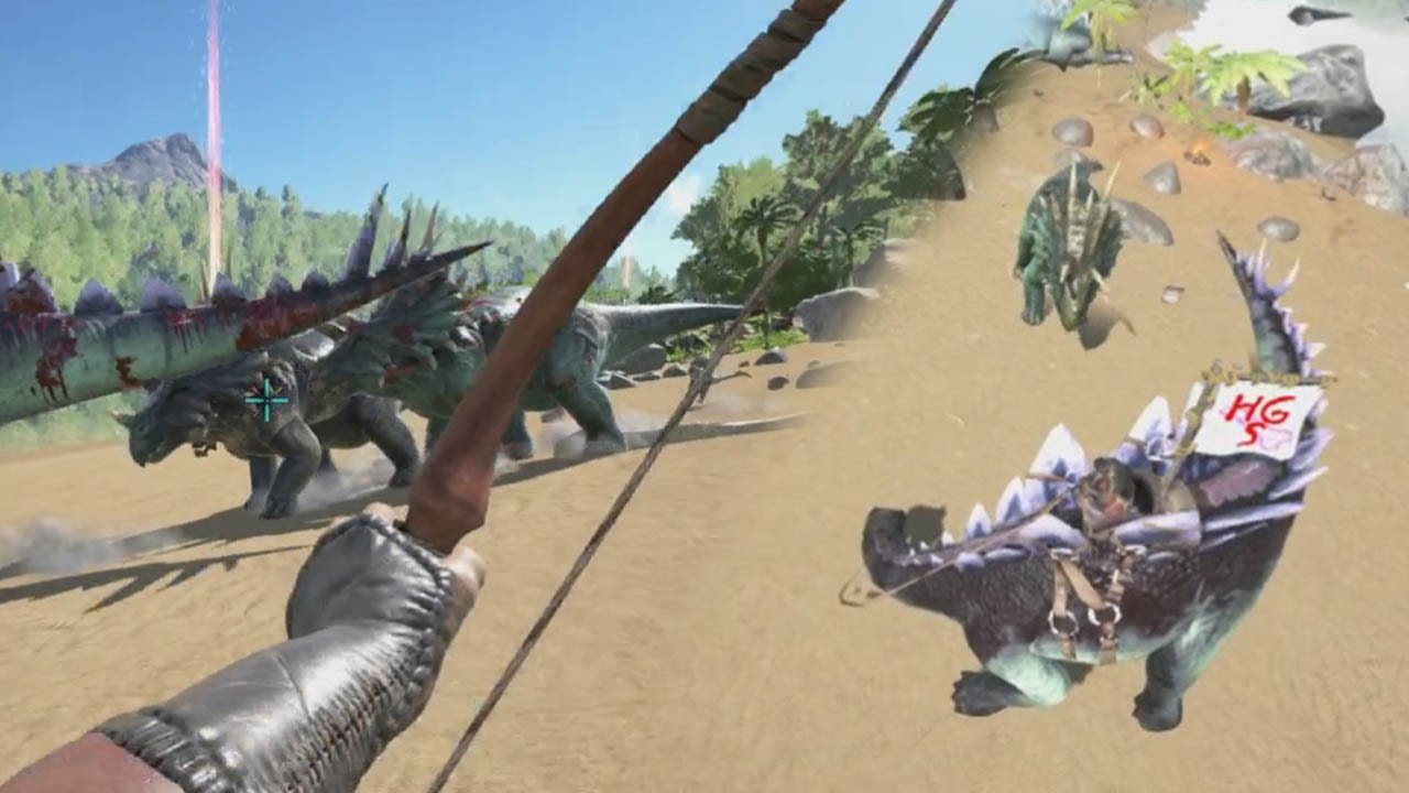 BELAAGD DOOR DINO'S! | ARK Hunger Games