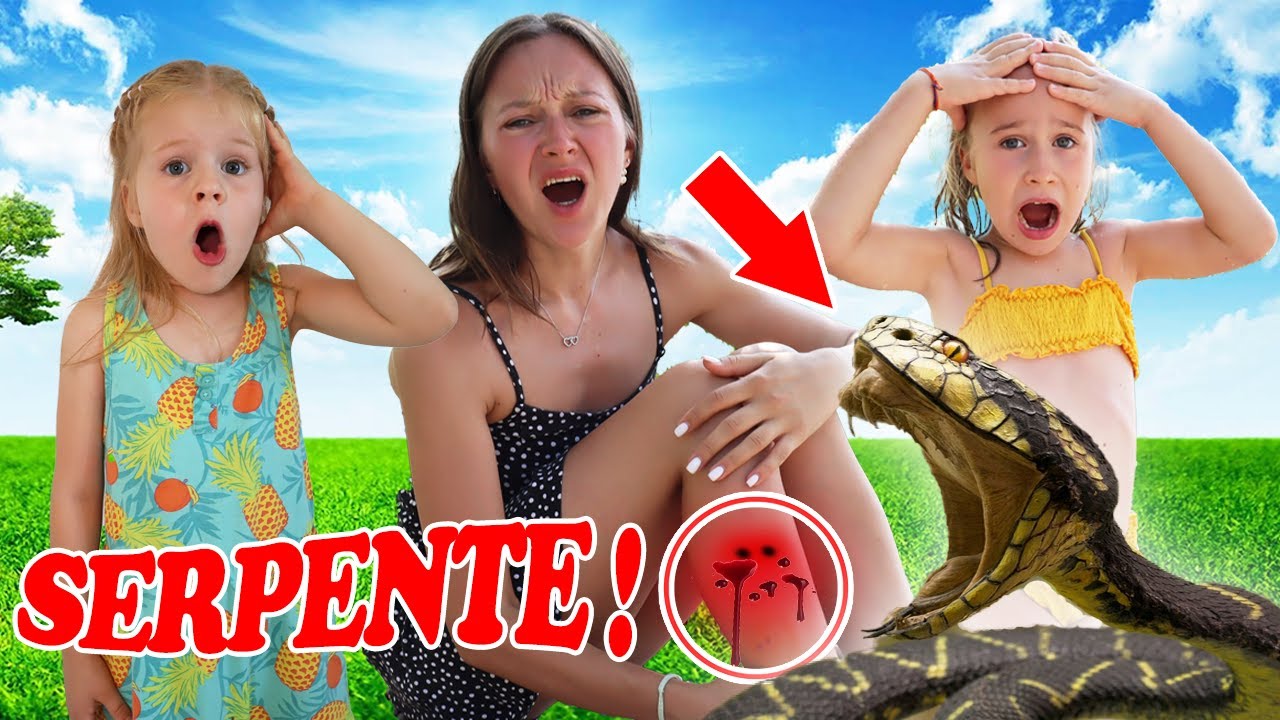 MAMMA ELENA VIENE MORSA DA UN SERPENTE VELENOSO AL PIEDE! *AIUTO*