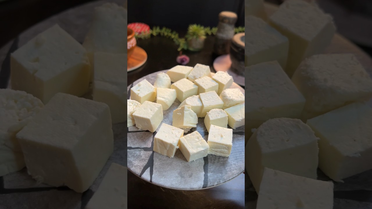Ghar Par  Ekdum Soft Paneer Banane Ka Tarika 🤫💗 #paneer #paneerrecipe #homemadepaneerrecipe #dinner