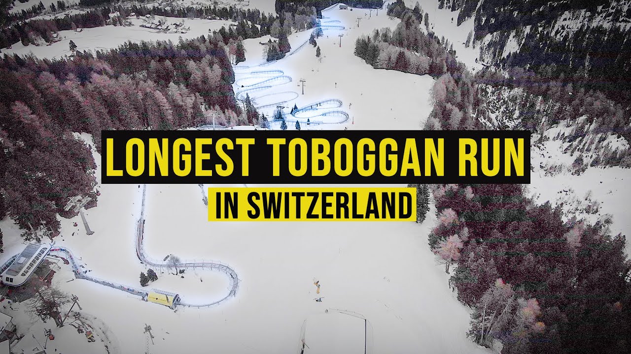 LONGEST TOBOGGAN RUN in SWITZERLAND!
