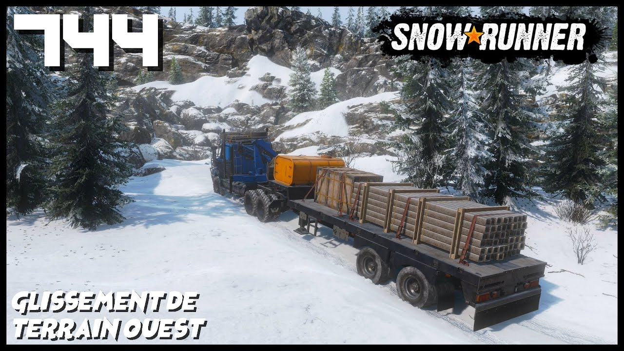 S15 - tâche Glissement de terrain ouest - Snowrunner #744 Serie X