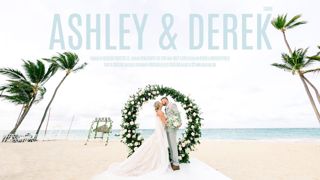 Kukua Beach Club Punta Cana Destination Wedding. Ashley + Derek.