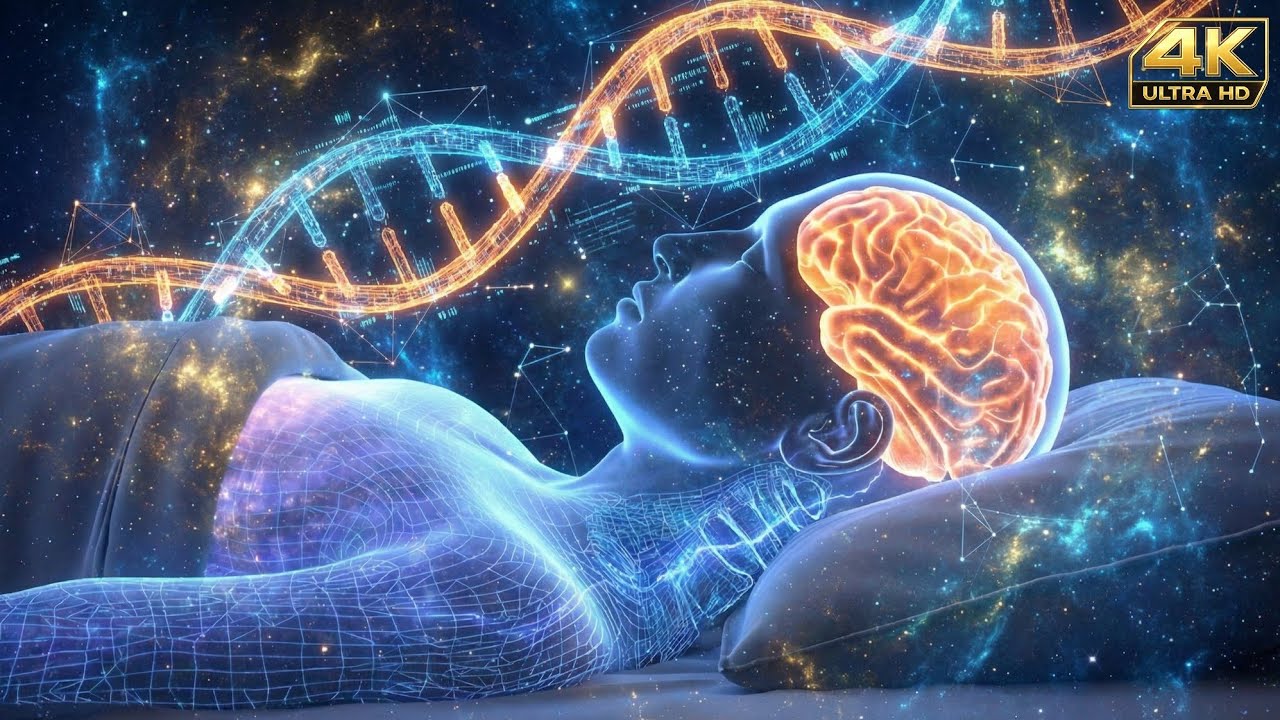 432Hz + 528Hz + 741Hz | The DEEPEST Healing Sleep: Whole Body Regeneration, Relieve Stress