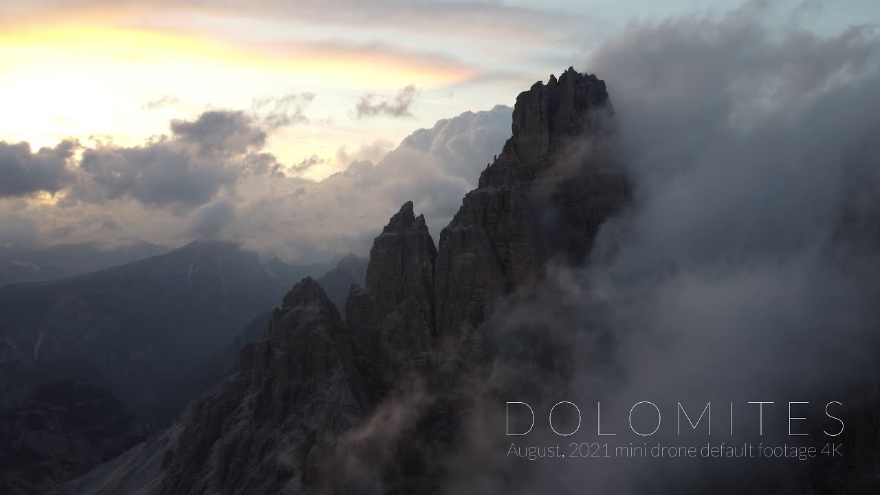 August 2021 [ Dolomites, Italy ] DJI Mini 2 drone footage in 4K (no filters, no color grading)
