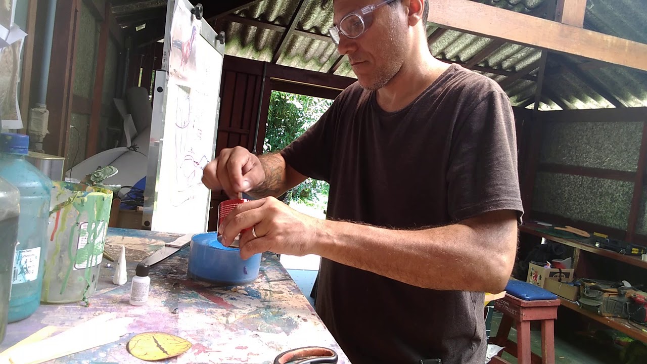 Como fazer olho de resina