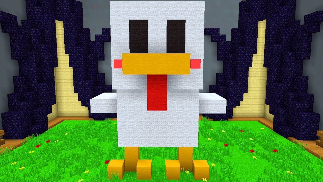 Minecraft Build Battle - TEMA GALINHA E SURF