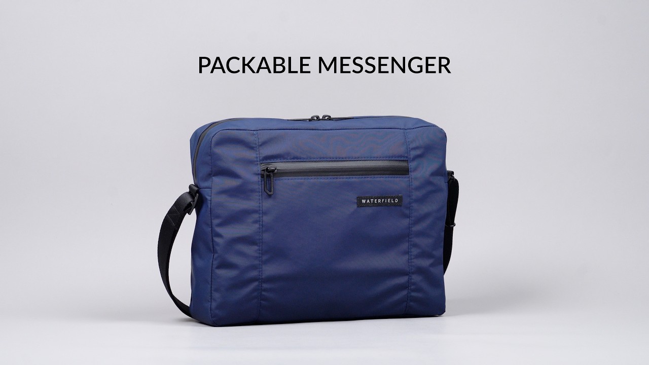 A Packable Messenger Bag That Looks Sharp When Unpacked