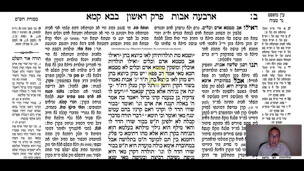 Bava Kamma Daf 2b Daf Yomi Gemara (Talmud) Meseches Bava Kamma Mesechet Bava Kamma