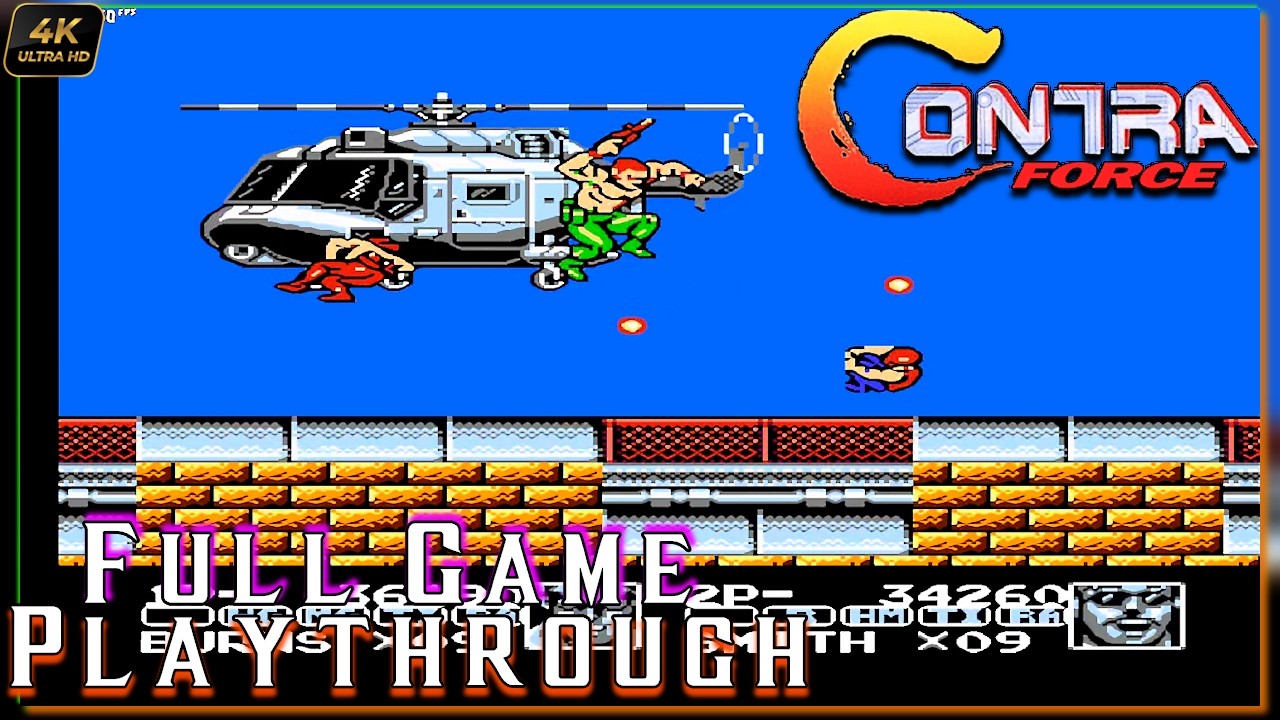 Contra Force Co-Op Full Game Playthrough 2026 - Contra Force 2 Player Full Game walkthrough