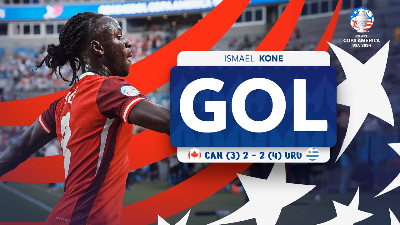 GOL de Isma&euml;l KON&Eacute; | Canad&aacute; 2-2 Uruguay | CONMEBOL Copa Am&eacute;rica USA 2024&trade;