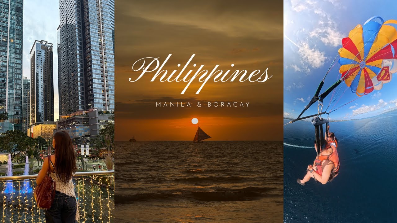 philippines vlog in manila & boracay 🇵🇭 | matchas in makati 🍵, salcedo market 💐, island hopping 🏝️