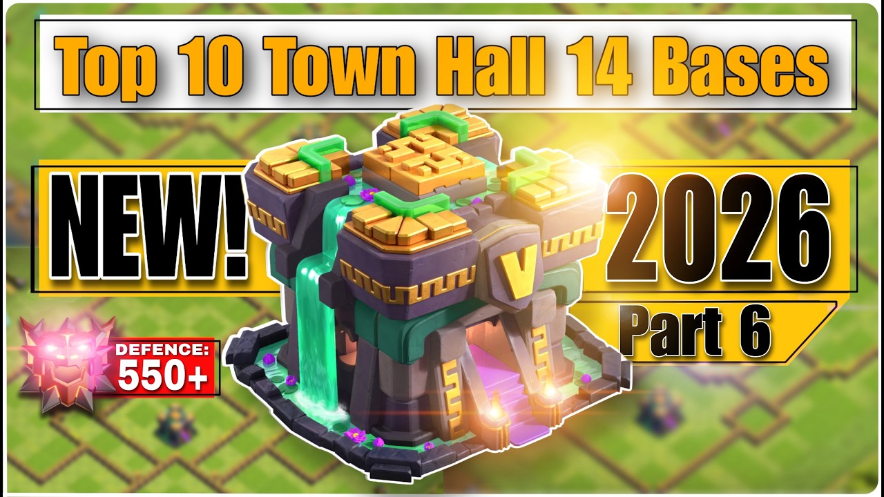 Th14 Most Powerful Top 10 Base Layouts 2025 | Th14 Best Base Layouts | Th14 Top 10 Bases | Th14 base
