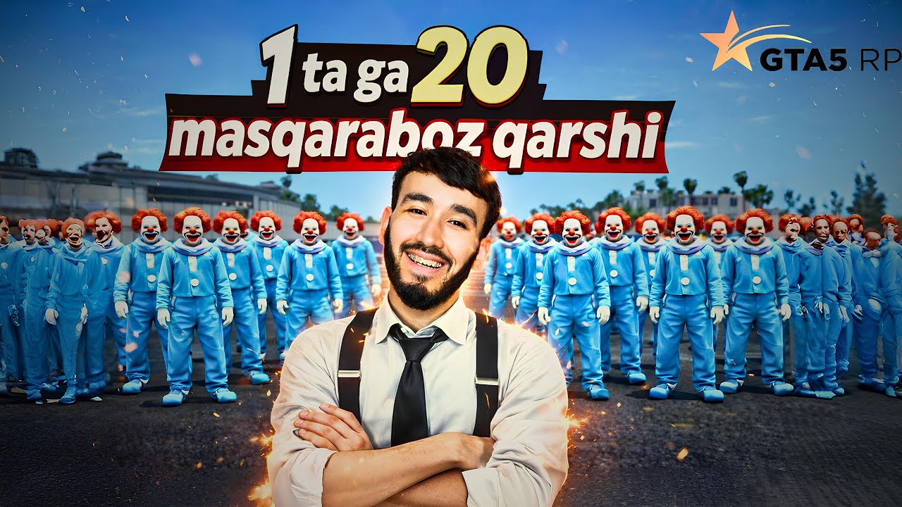 BITTA O'ZIMGA 20 TA MASBAQARABOZ QARSHI | GTA 5 RP