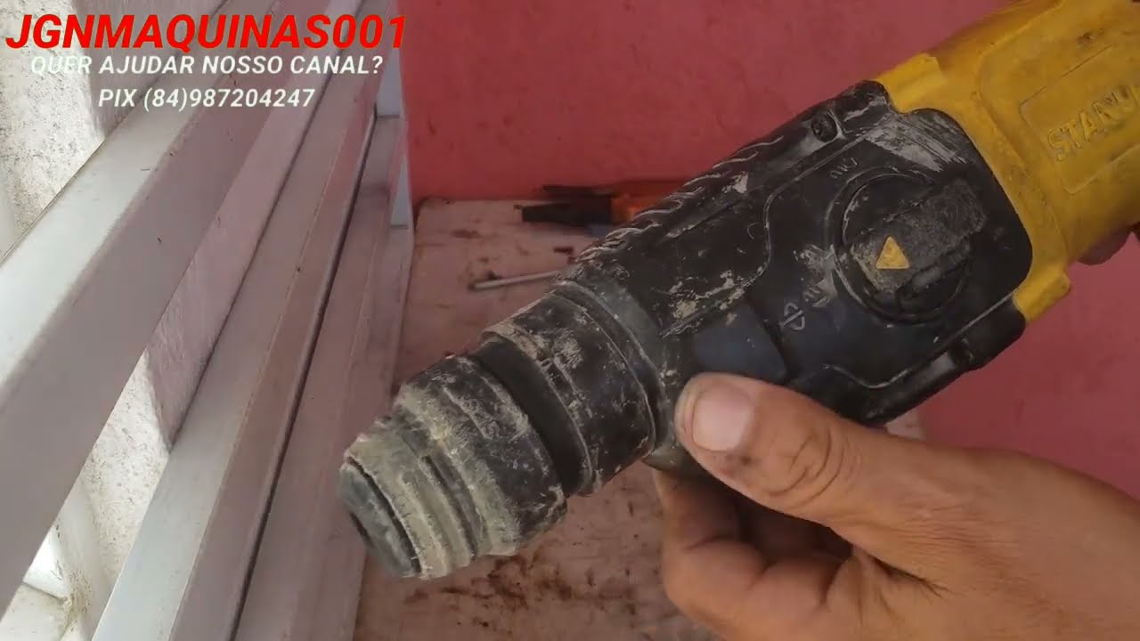 como consertar martelete stanley SHR-263