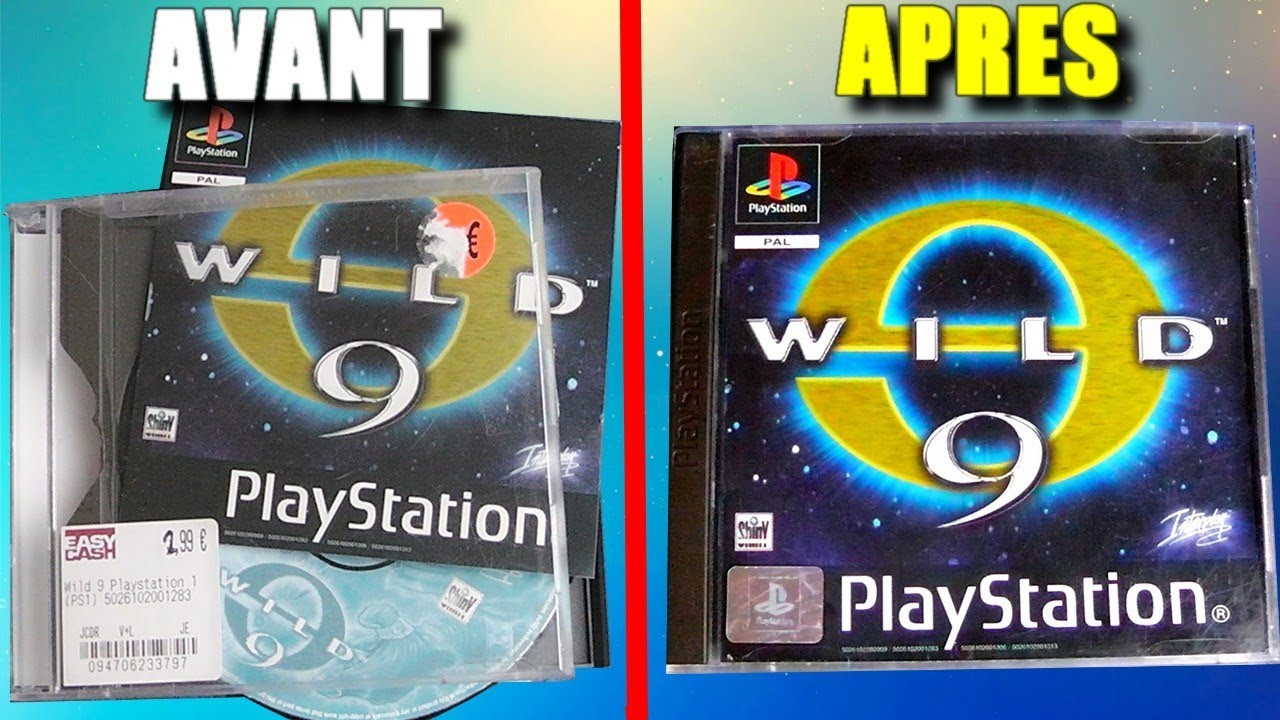 TUTO PLAYSTATION - RESTAURATION BOITES DE JEUX ET ETIQUETTES
