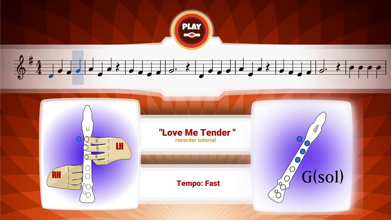 Love Me Tender (Aura Lee) | Recorder TUTORIAL